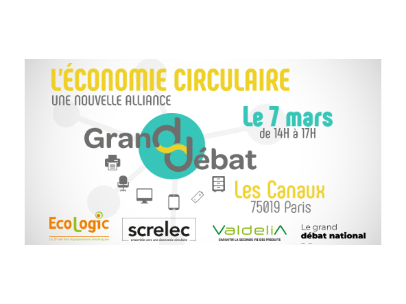 Jeudi 7 mars 2019 à Paris : l'économie circulaire, une nouvelle alliance.