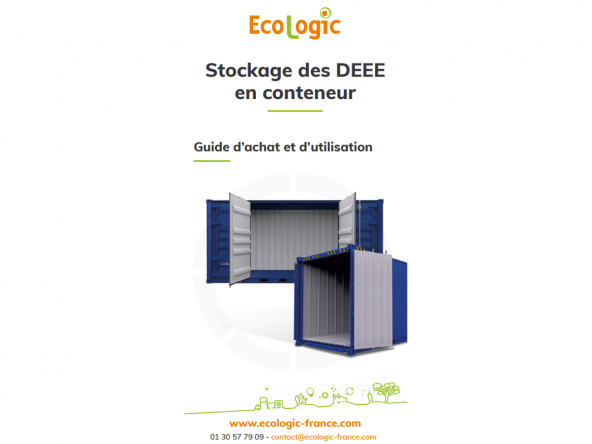 En savoir plus l'utilisation de conteneur comme zone de stockage des DEEE : - Sécurisation- Optimisation de l'espace- Signalétique adaptée- Contacts régionaux d'Ecologic pour vous accompagner
