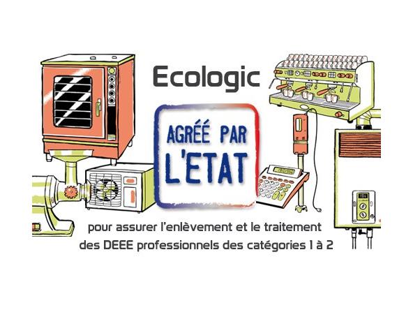 Ecologic agréé pour la gestion des DEEE issus des catégories 1 et 2 des entreprises !