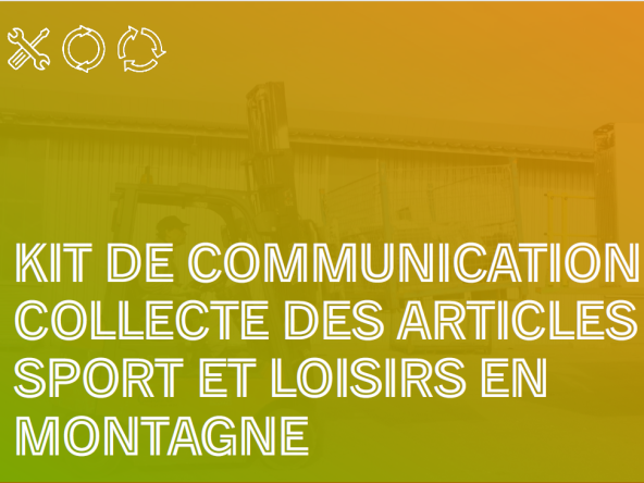 Kit de communication : collecte des articles de sport et loisirs en montagne