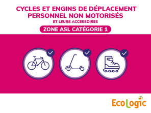 Panneau au format Paysage pour structures de l'ESS filière Articles de Sport et de Loisirs : 