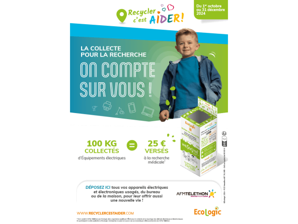 Téléthon 2024 : affiche WeeeTri