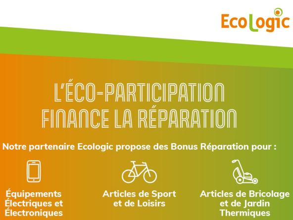 Affiche magasin Distributeurs BonusRéparation MultiRep : EEE / ASL / ABJ Th