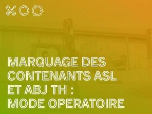 Marquage contenants - Guide de pose