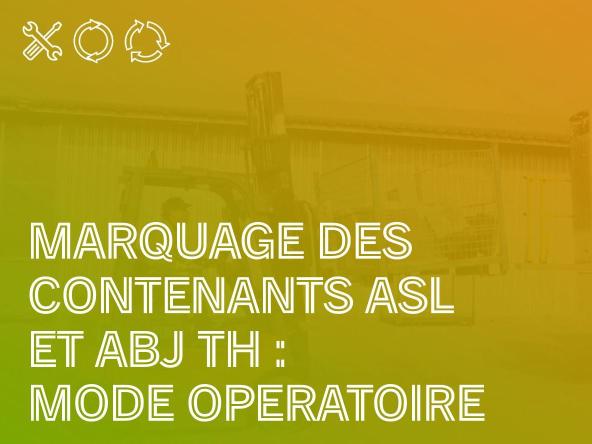 Marquage contenants - Guide de pose