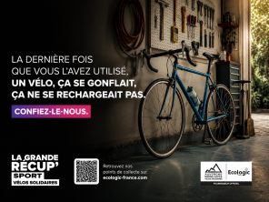 Retrouvez le kit de communication dédié à l’opération Vélos Solidaires menée en partenariat avec le Tour Auvergne-Rhône-Alpes. Ce kit met à disposition des supports prêts à l’emploi pour promouvoir la collecte, le réemploi et le recyclage des vélos auprès du grand public.
Il comprend une affiche personnalisable ainsi que des visuels de communication aux couleurs de l’opération, adaptés aux actions de sensibilisation, aux points de collecte et aux relais de communication locaux.
Les fichiers sont fournis dans des formats adaptés à l’impression et à la diffusion numérique.