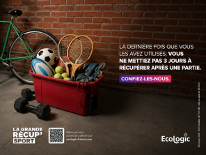 Retrouvez le kit de communication dédié aux activités multisports dans le cadre de La Grande Récup’ du Sport.
Ce kit met à disposition des supports prêts à l’emploi pour promouvoir la collecte, le réemploi et le recyclage des équipements sportifs. Il comprend des affiches A3 (versions génériques et personnalisables), des visuels pour réseaux sociaux, une bannière web, des encarts presse et une vidéo de communication.
Les fichiers sont disponibles dans différents formats adaptés à l’impression et à la diffusion numérique afin d’accompagner les opérations de collecte, les animations sportives et les actions de sensibilisation auprès du grand public.