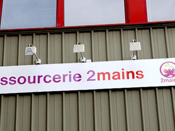 Inauguration de la ressourcerie "2mains" au Blanc-Mesnil en Seine Saint Denis (93)