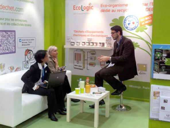 Ecologic pose ses valises à Lyon pour le salon Pollutec 2012