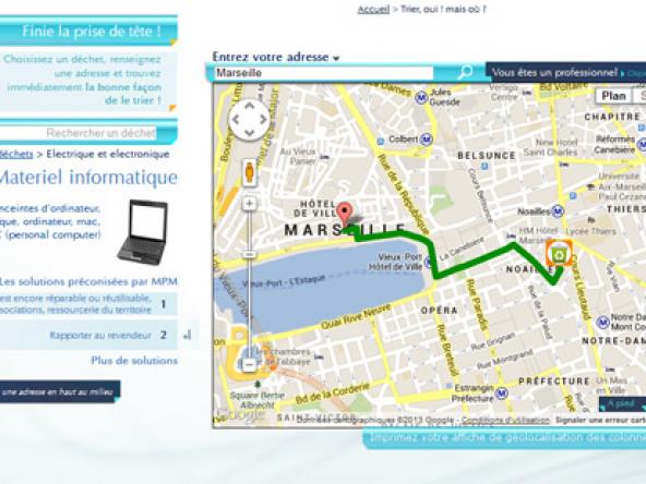 Trouver une déchèterie avec Marseille Provence Métropole