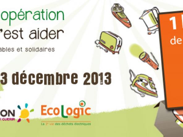 Téléthon 2013 : Ecologic et l’AFM-Téléthon lancent l’opération « Recycler, c’est aider » !